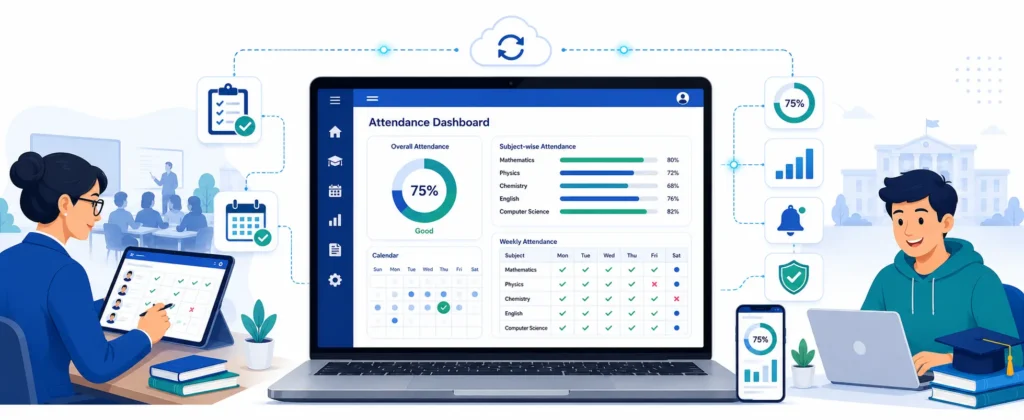 Attendance Tracking on Samarth Portal