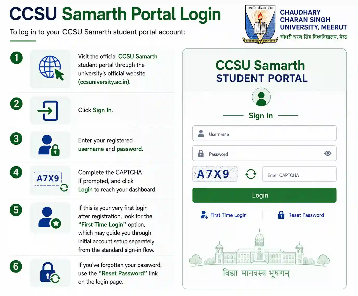 CCSU Samarth Portal Login